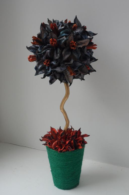 Топиарий из сухоцветов