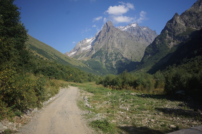 Домбай Ульген на закате