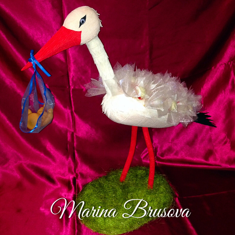 Аист в доме-хорошая примета!