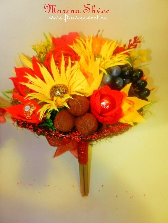 Предлагаю сделать для вас букеты и композиции из конфет =)