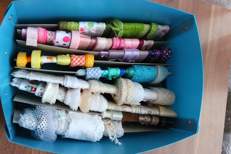 Апгрейд в хранение ленточек/кружев