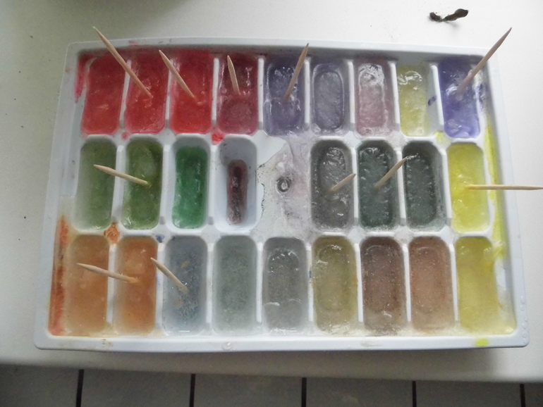 Занятие 6 - Рисование льдом