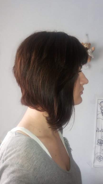 моя новая прическа