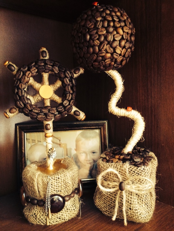 Кофейные топиарии
