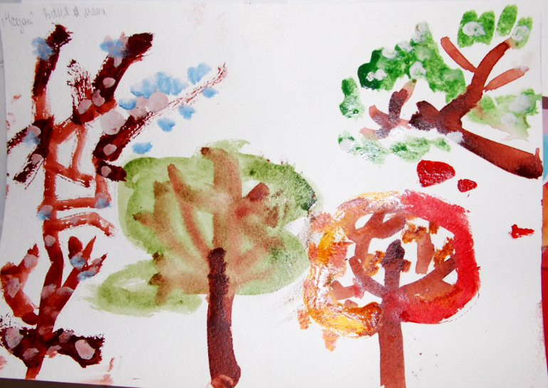 Рисование на акварельной бумаге