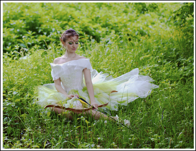 Воинствующая эльфийка-лучница