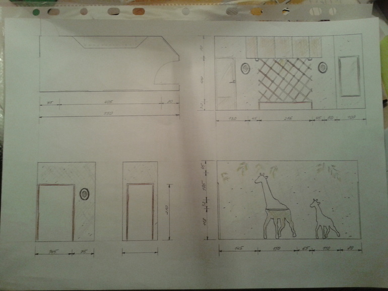 Проект прихожей для молодой пары