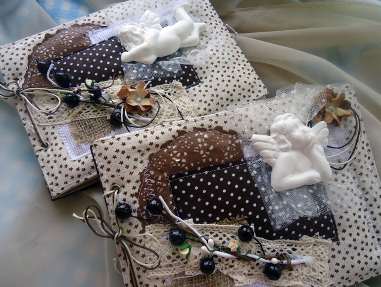 Мини альбомчики для крестных