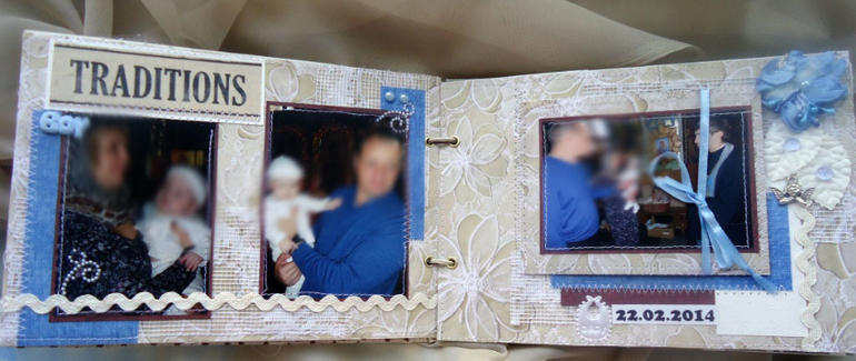 Мини альбомчики для крестных