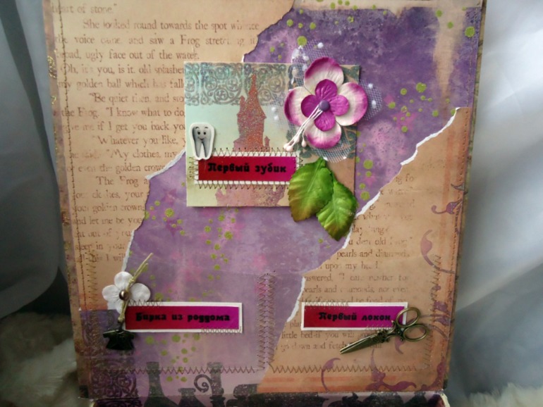 Фотоальбом-книга для пожеланий Алисы...(часть заказа)