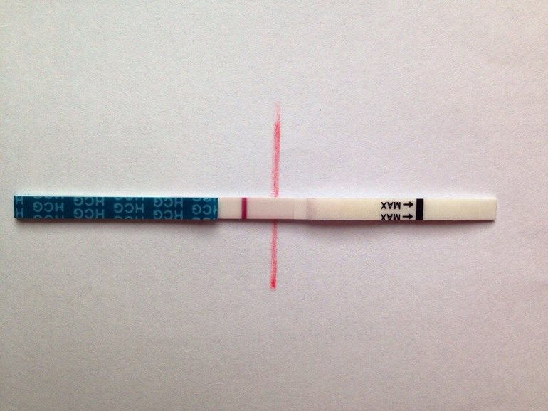 одна полоска?