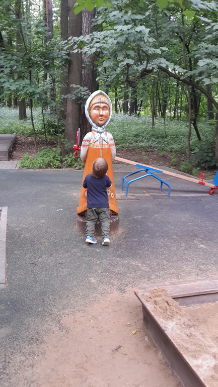 паровозия и аква-садик в парке Фили