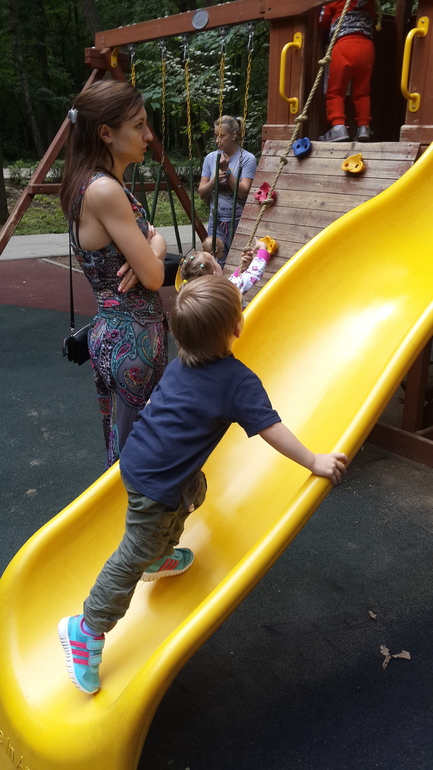 паровозия и аква-садик в парке Фили