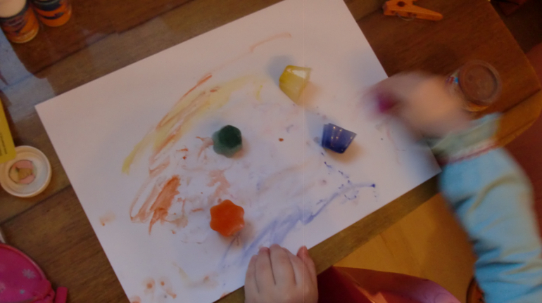 Художка. Рисование льдом