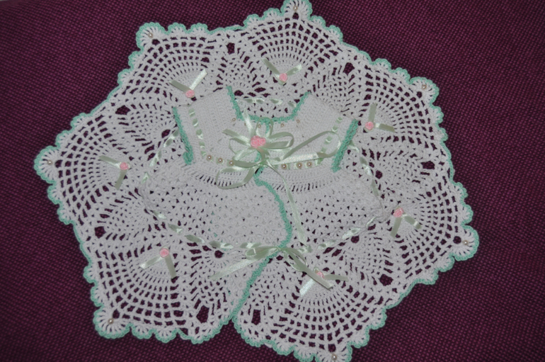 крестильный  набор для моей племяшечки!