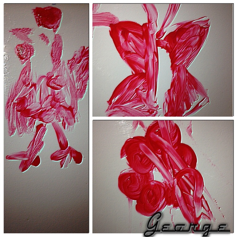 Наши каляки-маляки (красный цвет)