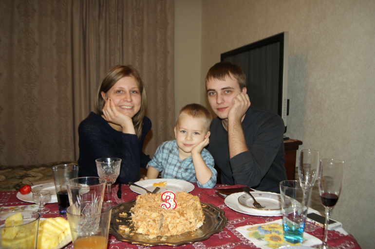 Лёньке 3 года!
