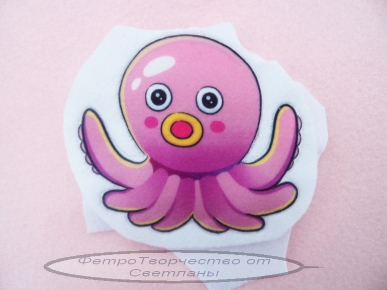 МК рыбалки из фетра.