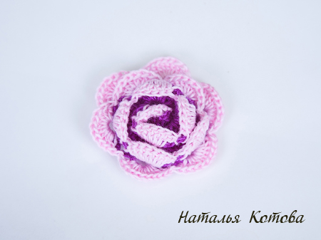 Роза крючком (мастер-класс для начинающих)