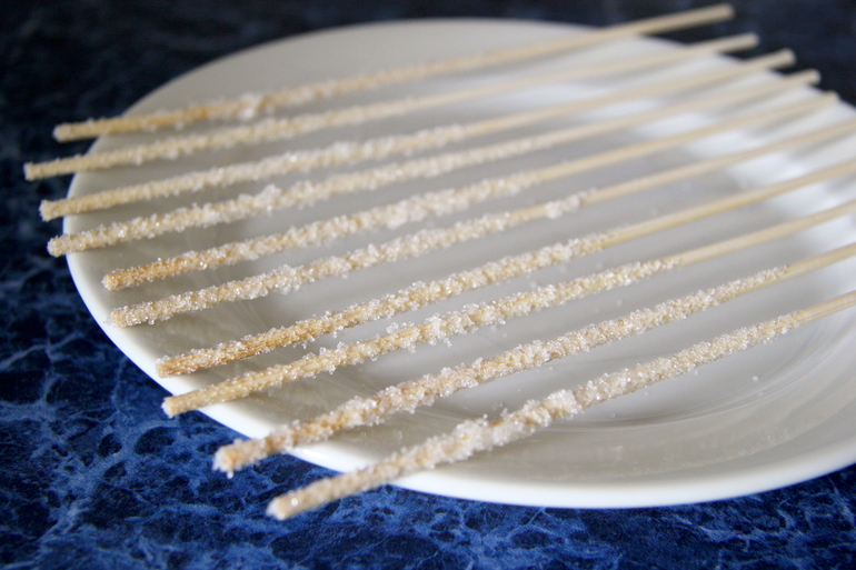 сладкая наука: леденцы-кристаллы