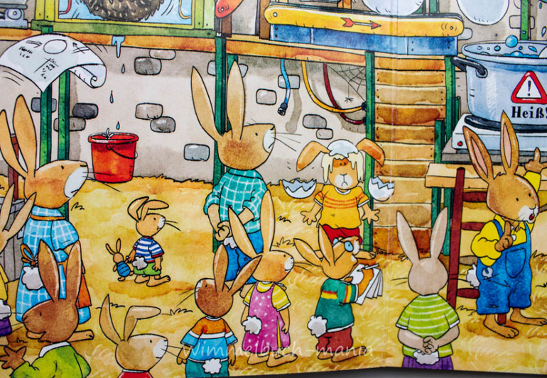 Wimmelbuch-mania. Пасхальные кролики