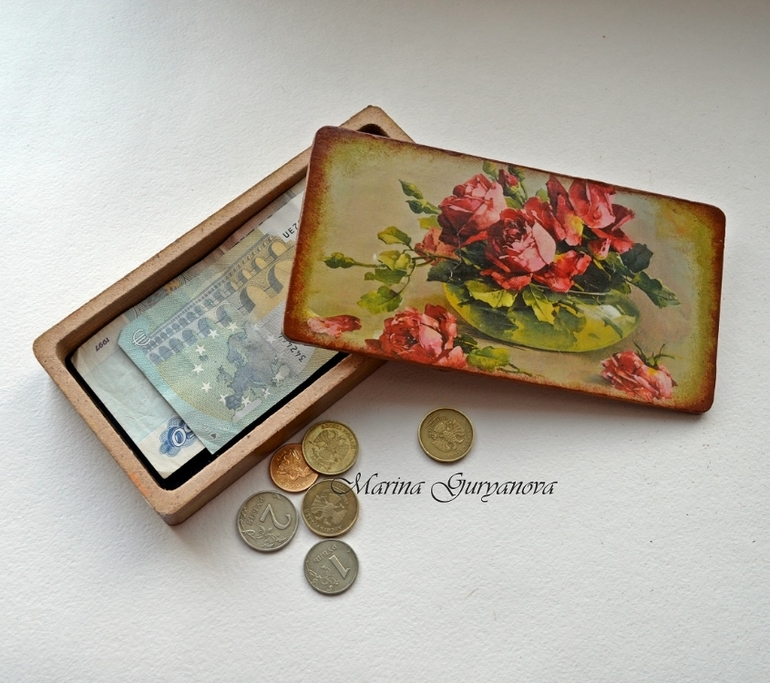 купюрница "Шикарные  розы"