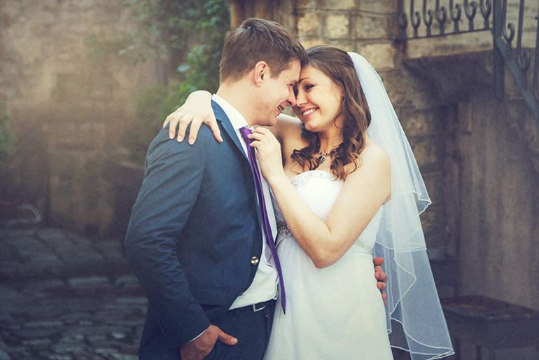 Прогулка после венчания в Черногории (г. Котор) . Владимир и Катерина апрель 2014