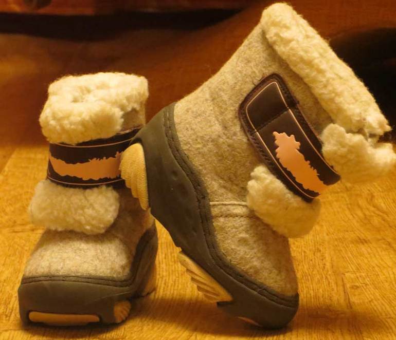 Валенки фирмы Zebra, р-р 21-22