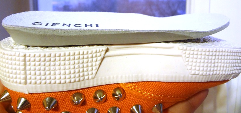 Кеды GIENCHI 26 размер (16 см) 2000 р.