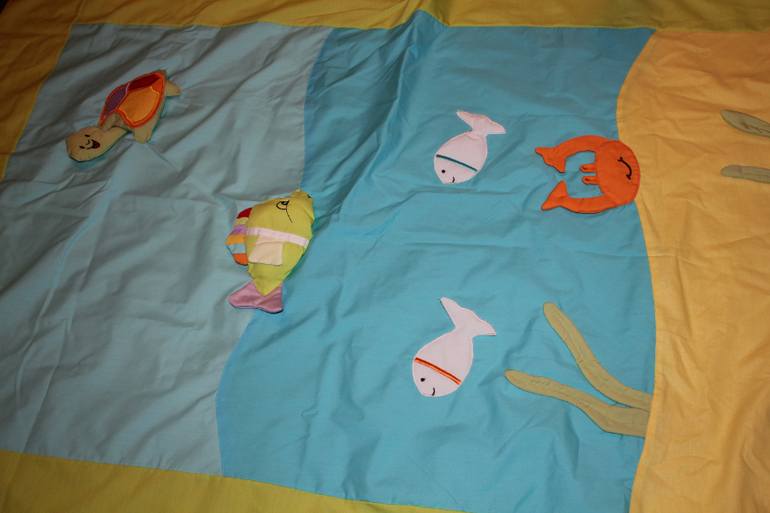 Надо сшить детское одеяло