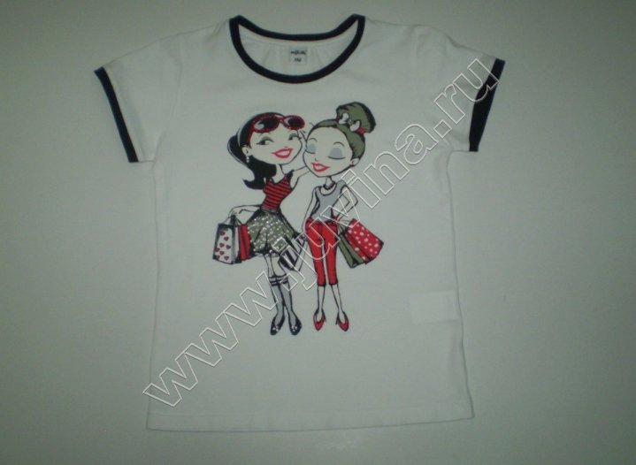 Футболочки трикотажные для девочки р-р 110