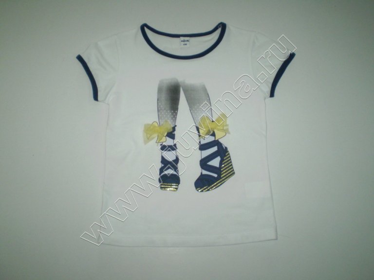 Футболочки трикотажные для девочки р-р 110
