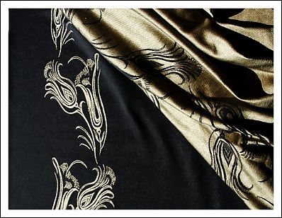 Дидимос лилии антрацит с туссой и Эллевиль тригрин со льном(продан)