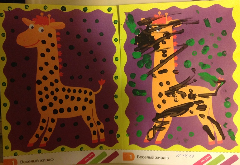 Творческие работы для самых маленьких 2+