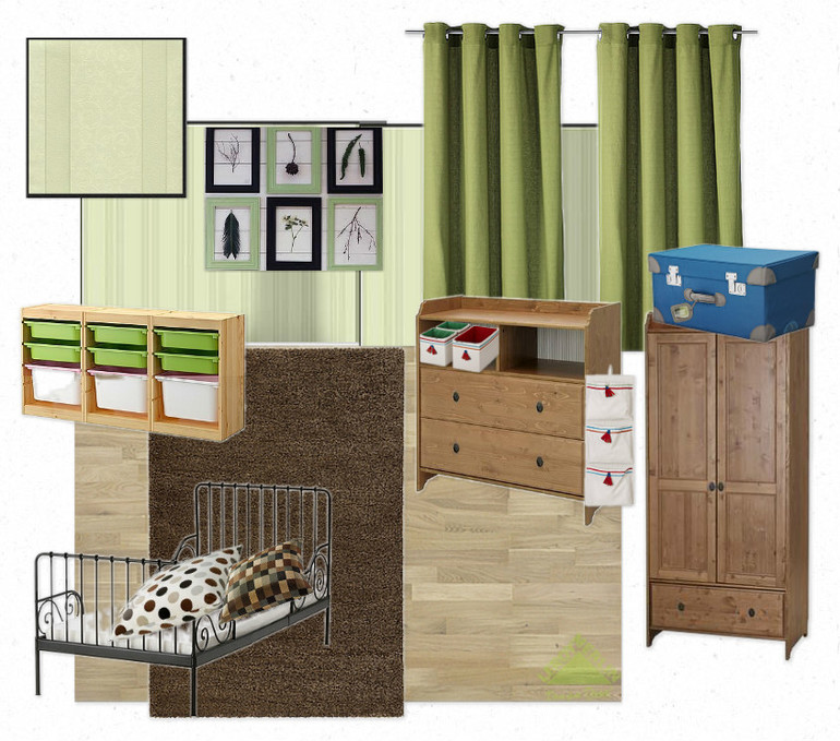 Идеи для нашего ремонта и дизайна интерьера. Часть 2. Детская (18 кв.м)