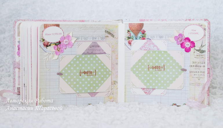 Альбом для очаровательных близняшек.