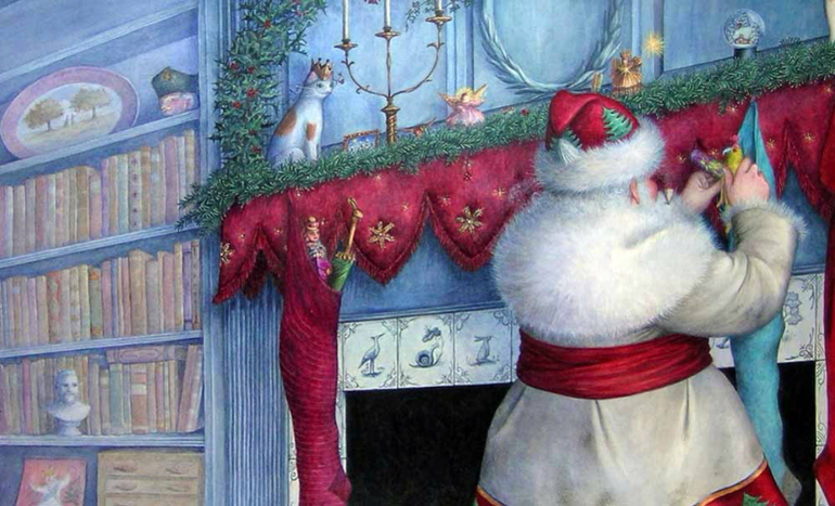 Рождественская ночь Клемента Мура с иллюстрациями Анджелы Барретт