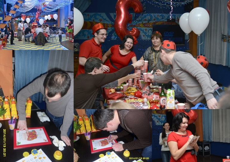 Анечке 3 годика-праздновали 3 дня) или в гостях у божьей коровки)