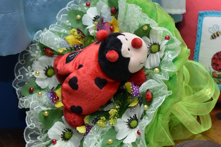 Анечке 3 годика-праздновали 3 дня) или в гостях у божьей коровки)