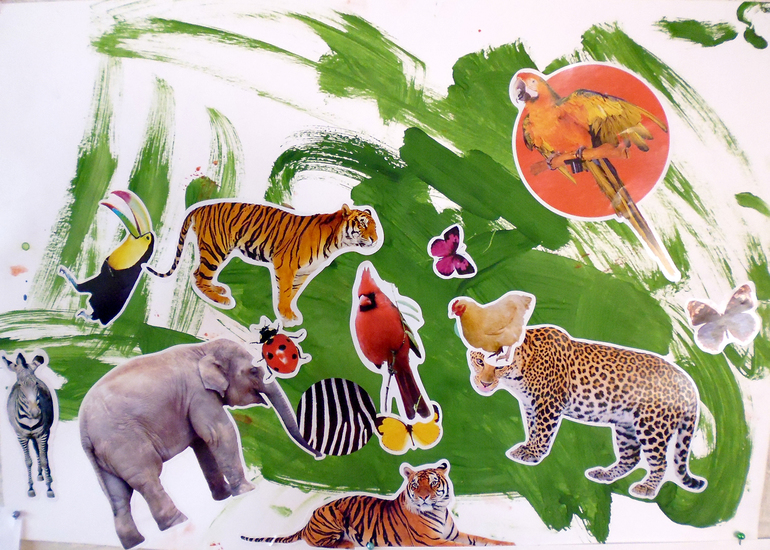 Цветные гвоздики и другие игры