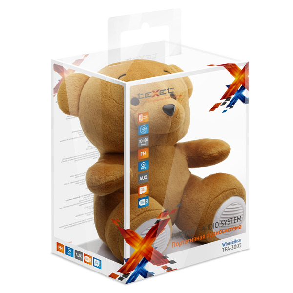 Портативные аудиосистемы teXet BugsBunny, PandaBear, FunnyHippo и WinnieBear !Опрос!