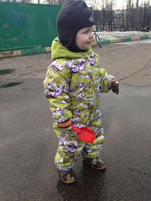 Демисезонный комбенизон для мальчика