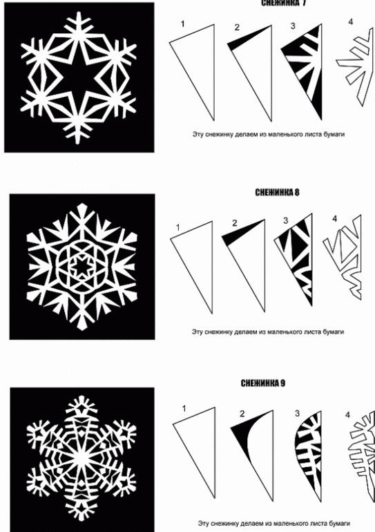 Мастер-класс по снежинкам
