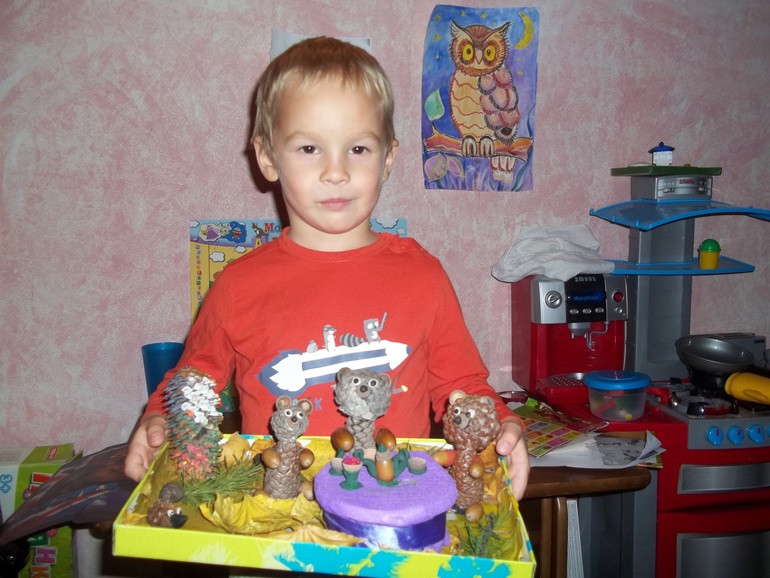 А вот и наша поделка в сад