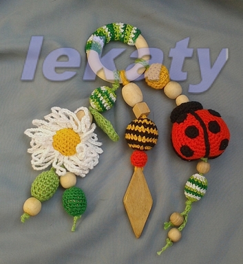 Слингоигрушка-погремушка-грызунок