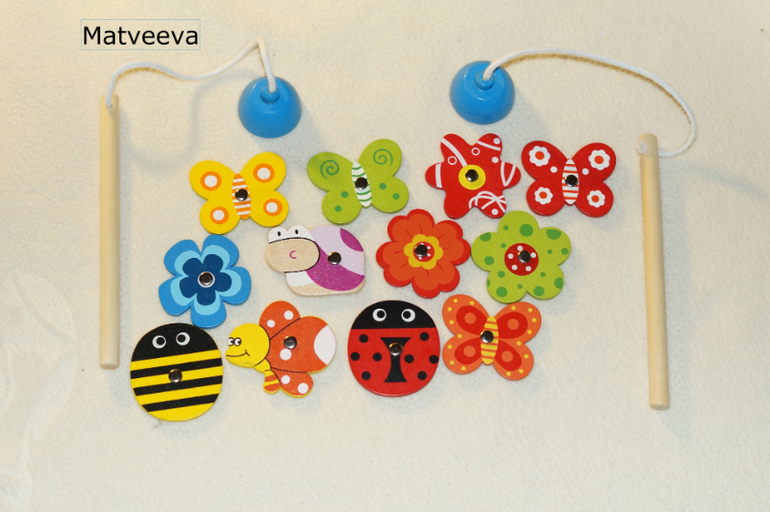 Наши деревянные игрушки 10 мес - до 1,7 . Часть 3.