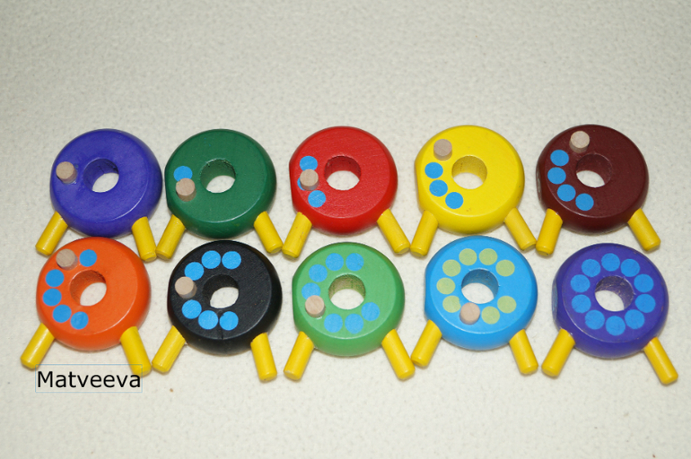 Наши деревянные игрушки 10 мес - до 1,7 . Часть 6.