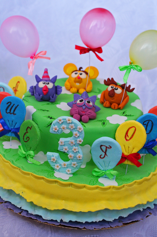 Торты из мастики.