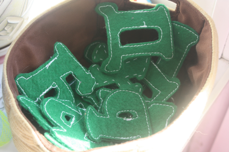 Фетровый алфавит