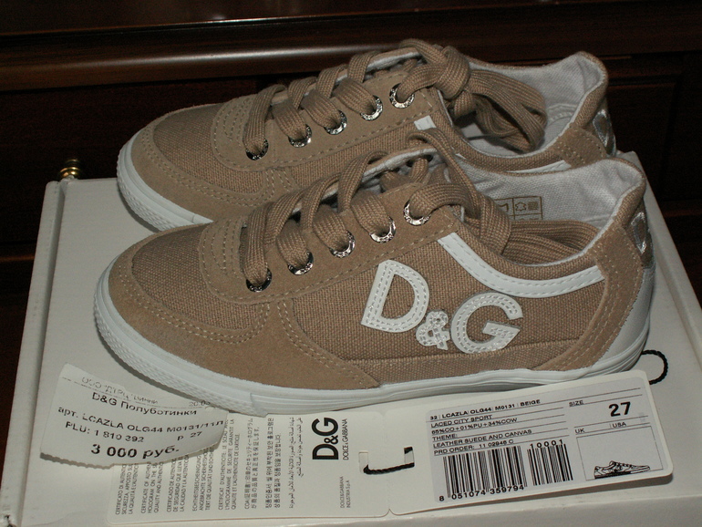 Кеды D & G junior 27 размер